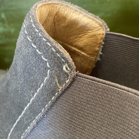 BIZA Carson Distressed Charcoal Graphite Leather Ankle booties, Women’s 39. - Picture 13 of 16